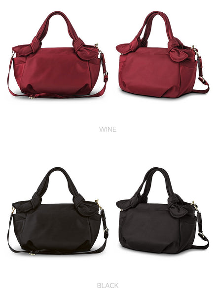 Ava Bow Décor Hand Bag-holiholic.com