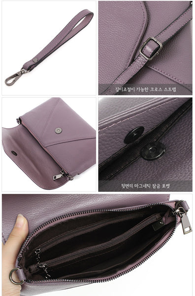 Scarlett Leather Clutch Bag-holiholic.com