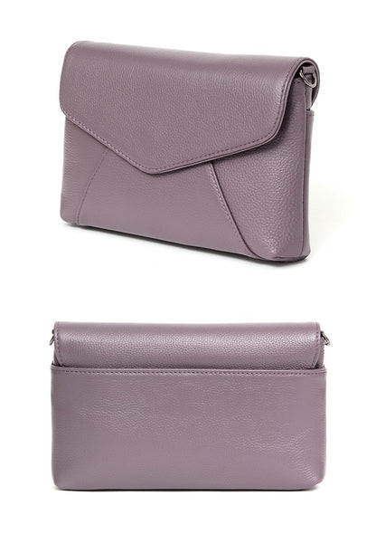 Scarlett Leather Clutch Bag-holiholic.com