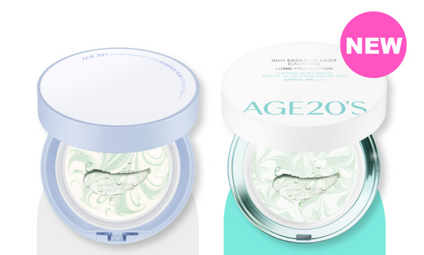 [AGE 20's] Sun Essence Pact Calming Long Protection Refill Set-Holiholic