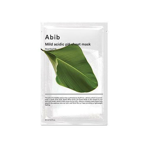 [Abib] Mild Acidic pH Sheet Mask Heartleaf Fit-Holiholic