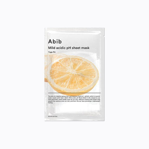 [Abib] Mild Acidic pH Sheet Mask Yuja Fit-Holiholic