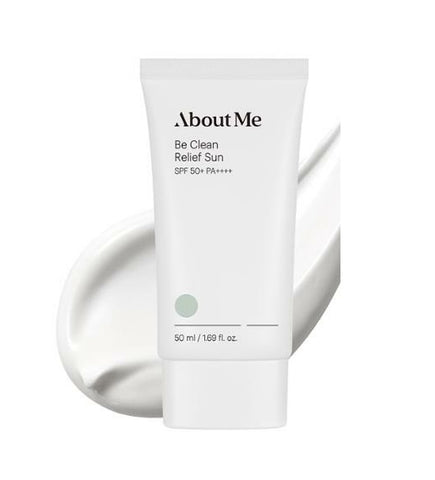 [About Me] Be Clean Relief Sun SPF 50+ PA++++-Holiholic