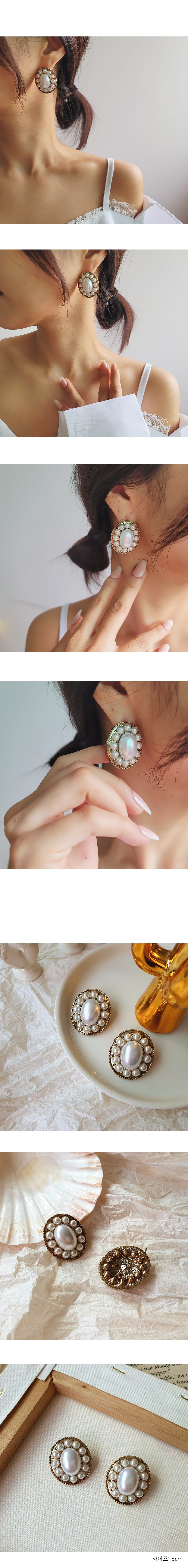 Antique Pearl Stud Earrings-Holiholic