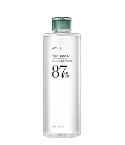 [Anua] Heartleaf 87 Low pH Deep Cleansing Water 500ml-Holiholic