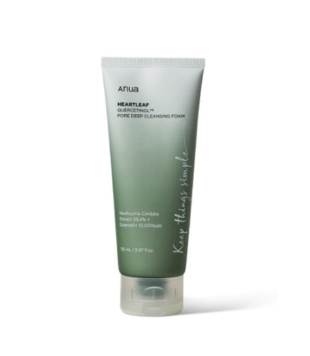 [Anua] Heartleaf Quercetinol Pore Deep Cleansing Foam 150ml-Holiholic