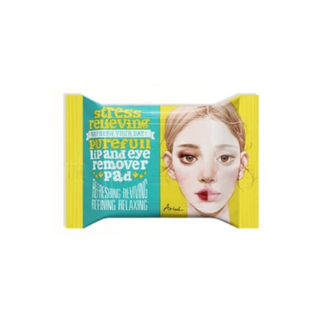 [Ariul] Stress Relieving Purefull Lip and Eye Remover Pad-Holiholic