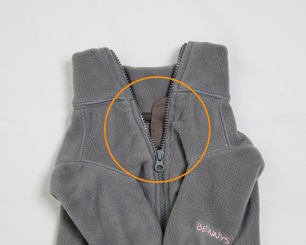 [BENNYS] Fleece Zip Up-holiholic.com