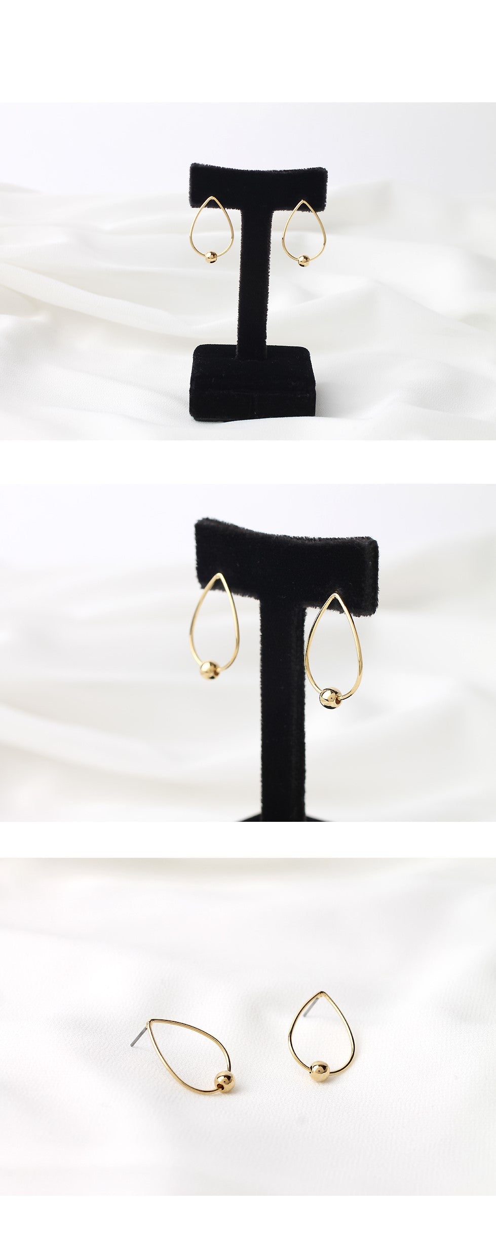 Ball Round Drop Earrings-holiholic.com