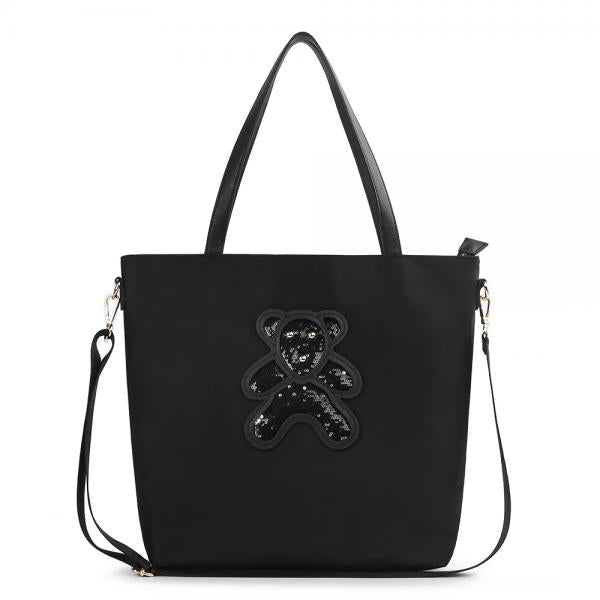 Black Bear Tote Bag -holiholic.com