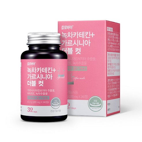 [CALOBYE]  Green Tea Catechin + Garcinia Double Cut 30-Day