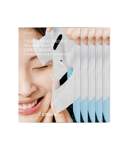 [COSRX] Hydrium Triple Hyaluronic Water Wave Sheet Mask-Holiholic