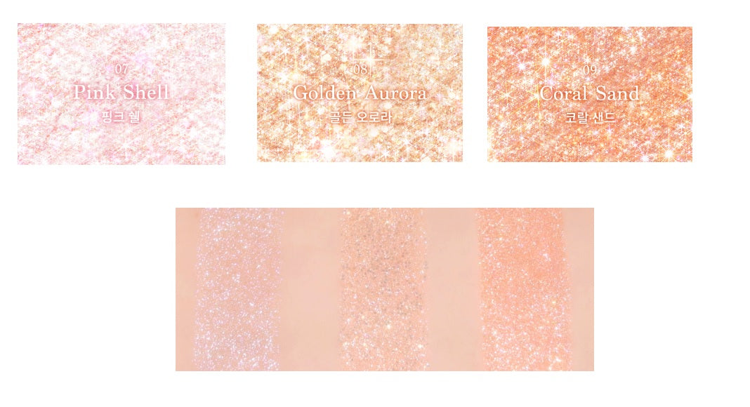 [DASIQUE] Starlit Glitter Powder #Summer Coral Collection-Holiholic