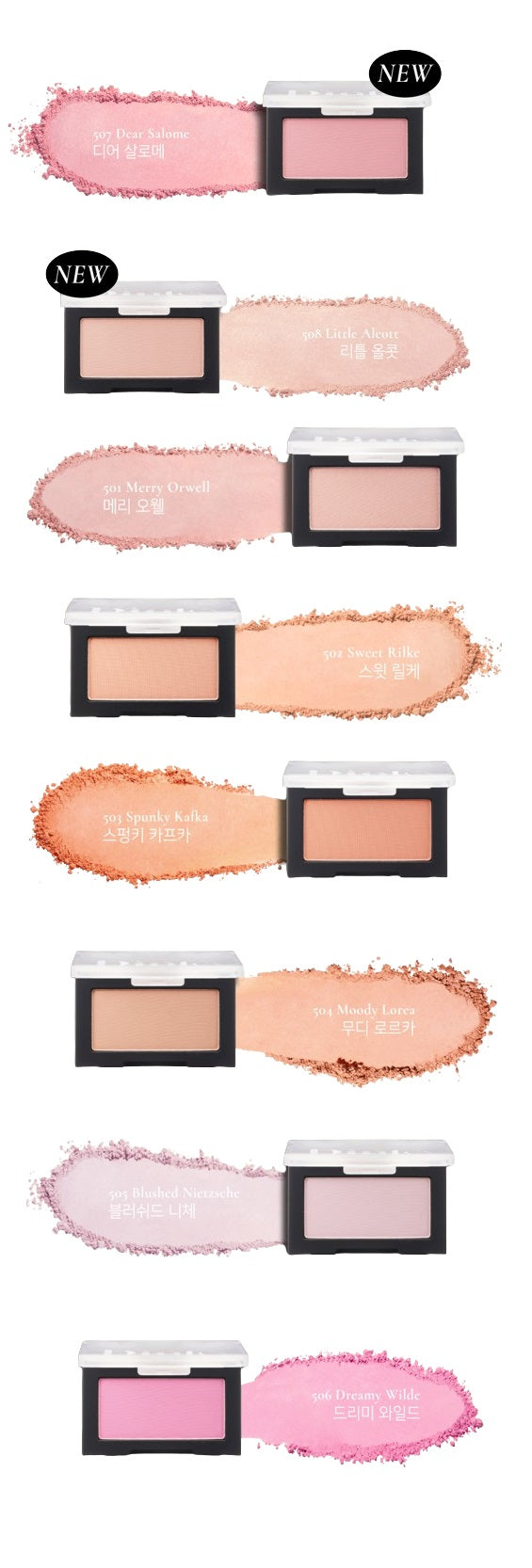 [Dinto] All That Moments Blur Finish Blusher-Holiholic