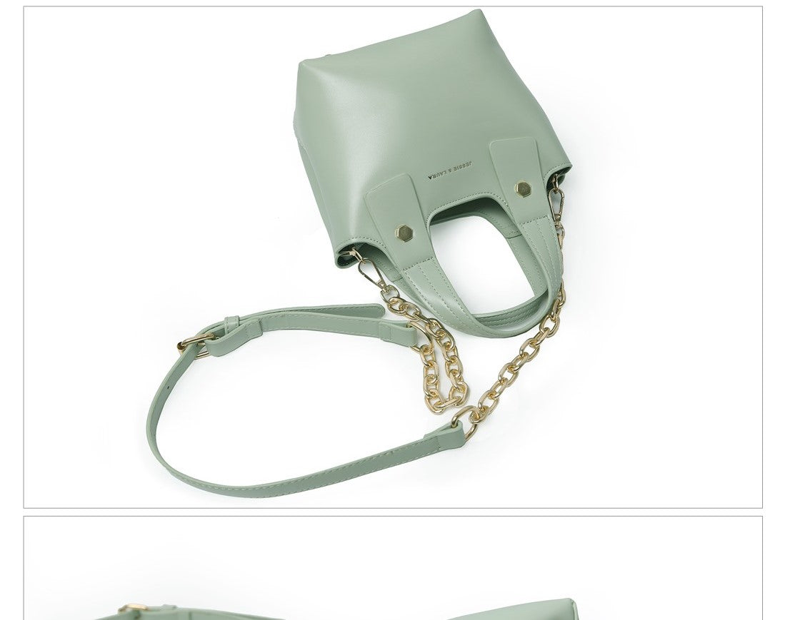 Double Handle Bucket Bag- Holiholic