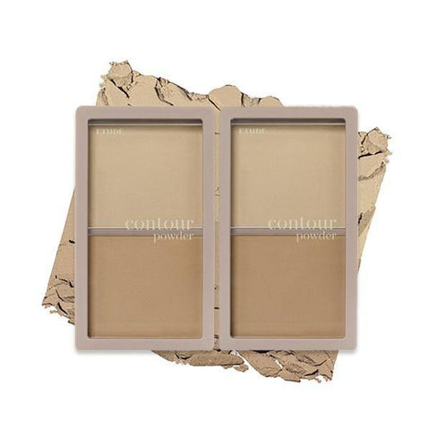 [ETUDE HOUSE] Contour Powder + Contour Brush-Holiholic