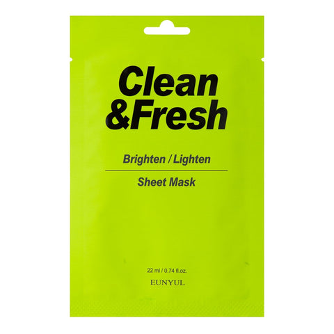 [EUNYUL] Clean & Fresh Brighten  Lighten Sheet Mask-Holiholic