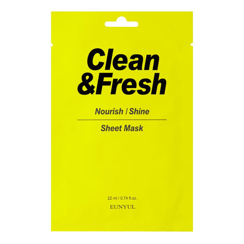 [EUNYUL] Clean & Fresh Nourish / Shine Sheet Mask-Holiholic