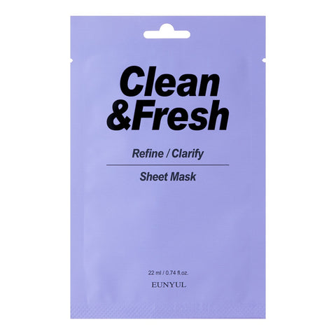 [EUNYUL] Clean & Fresh Refine  Clarify Sheet Mask-Holiholic