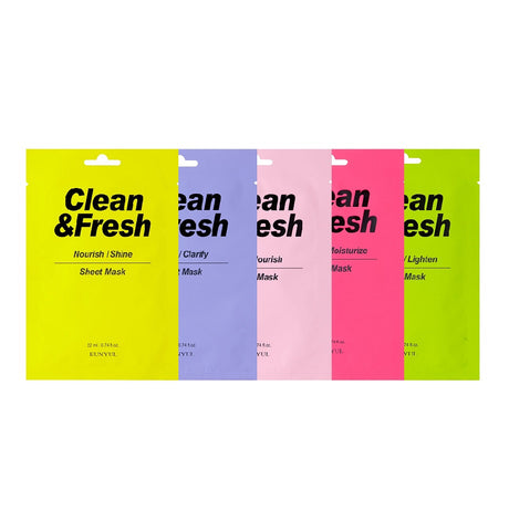 [EUNYUL] Clean & Fresh Sheet Mask Set-Holiholic