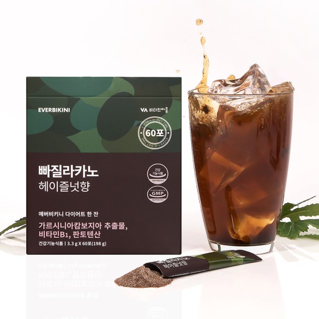 [EVERBIKINI] Korean Diet Coffee – Pachilakano #Hazelnut 3.3g * 60 sticks-Holiholic