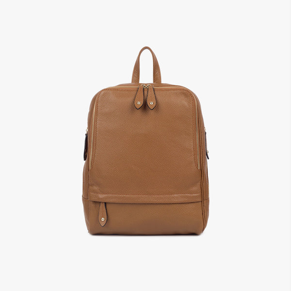 Enzo Flatz Leather Backpack-holiholic.com