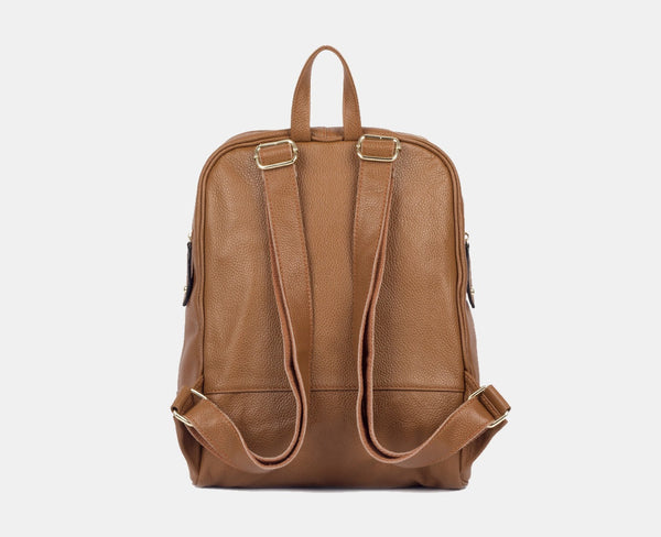 Enzo Flatz Leather Backpack-holiholic.com