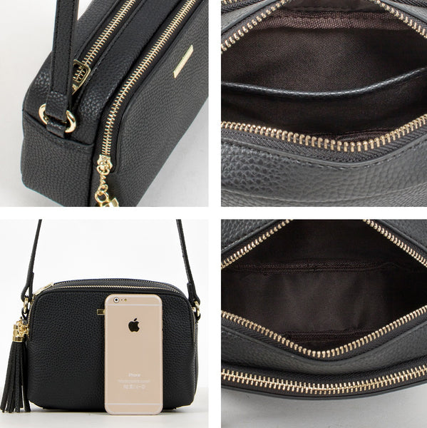 Erica Tassel Square Shoulder Bag-holiholic.com