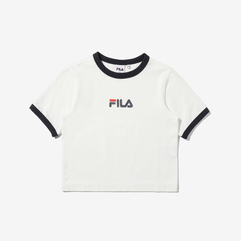 [FILA] Heritage Logo Crop Top l Holiholic