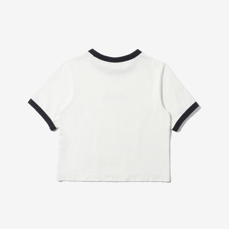 [FILA] Heritage Logo Crop Top l Holiholic