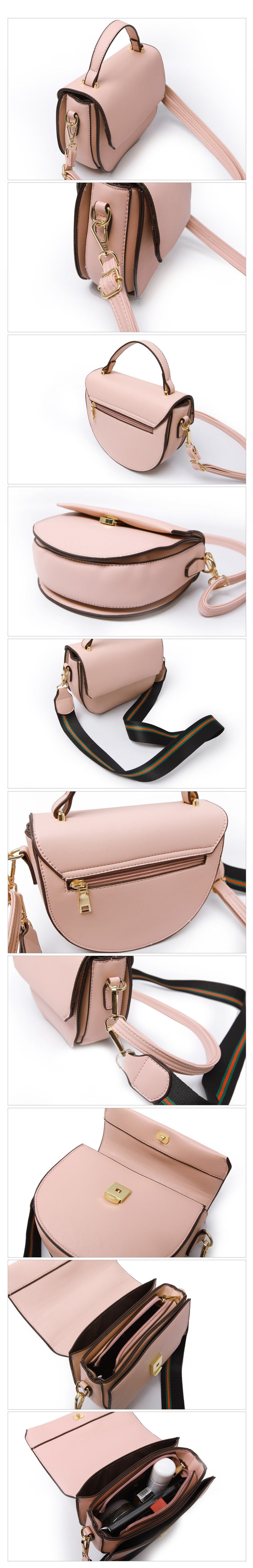 Half Moon Double Strap Bag-Holiholic