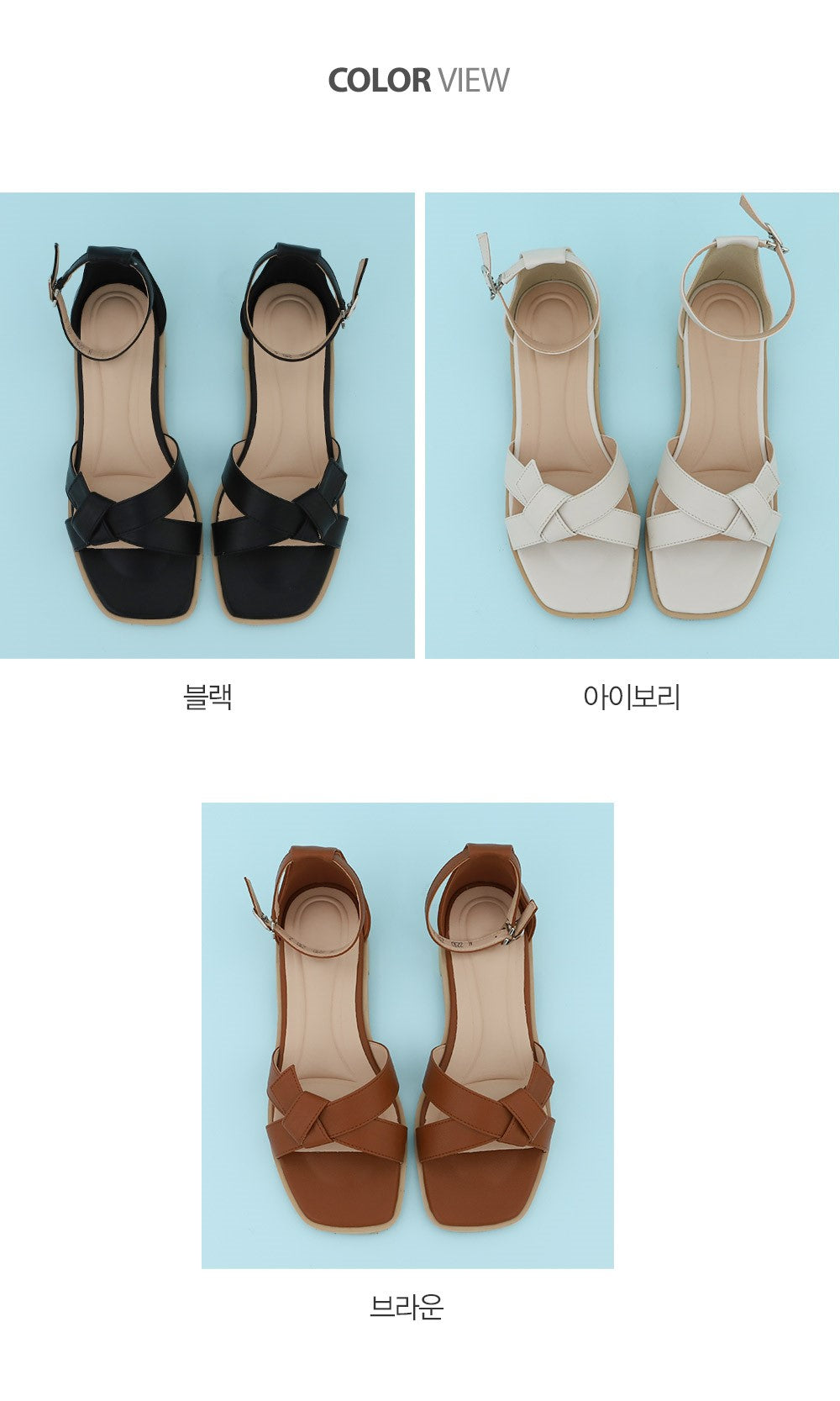 [Handmade] Luna Ankle Strap Flat Sandals-Holiholic