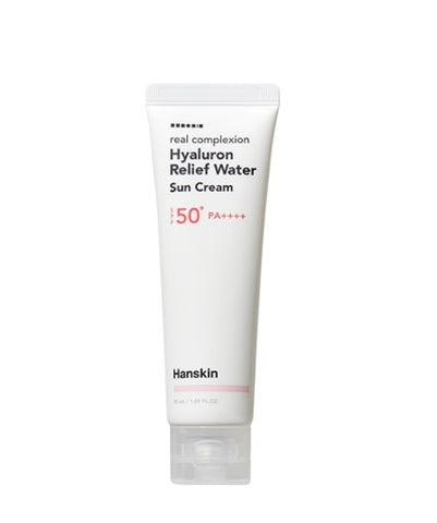 [Hanskin] Real Complexion Hyaluron Relief Water Sun Cream SPF50+ PA++++-Holiholic