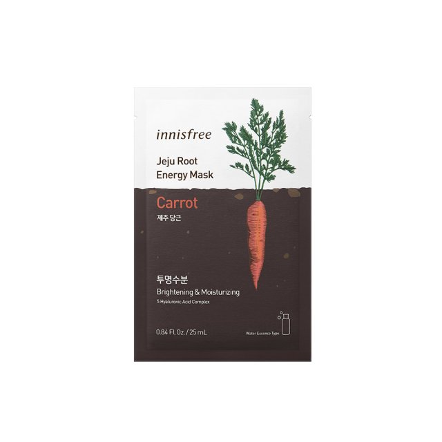 [Innisfree] Jeju Root Energy Mask – Carrot- Holiholic