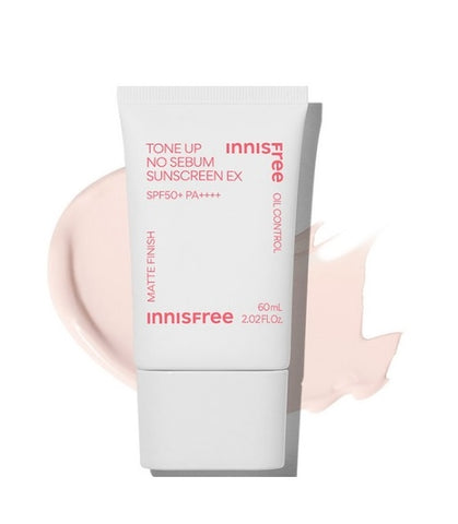 [Innisfree] Tone Up No Sebum Sunscreen EX SPF50+ PA++++ 50ml-Holiholic