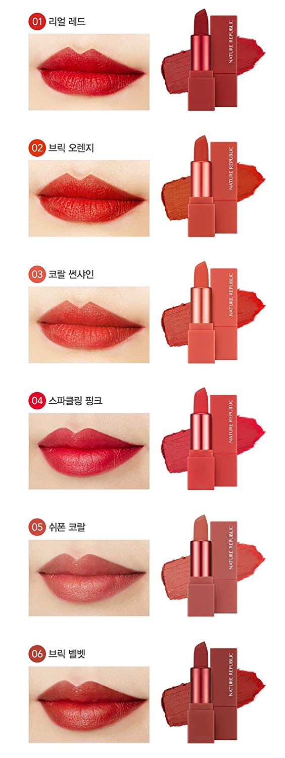 [Nature Republic] Kiss My Mini Lipstick Kit Matte Edition-Holiholic