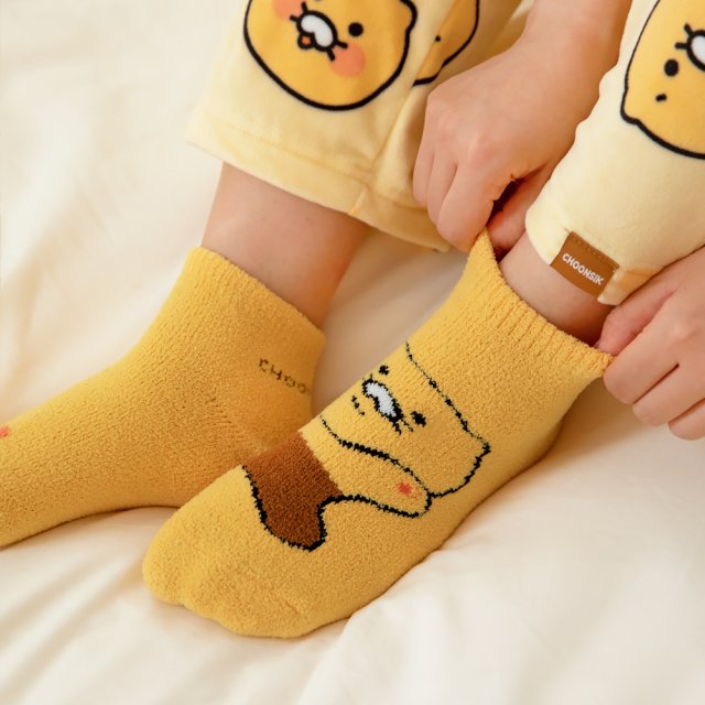 [Kakao Friends] Choonsik Warm Fuzzy Socks-Holiholic-Holiholic