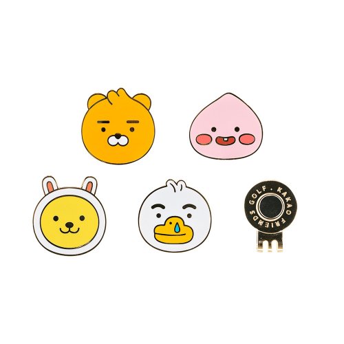 [Kakao Friends] Basic Face Ball Marker