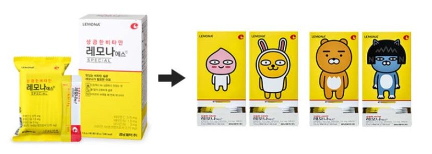 [LEMONA] Vitamin Powder Kakao Friends Edition 90 Sticks-Holiholic