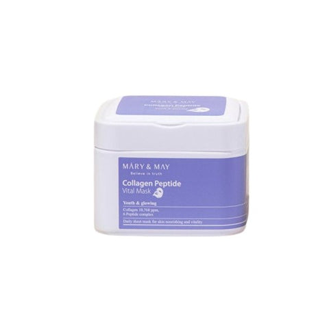 [MARY & MAY] Collagen Peptide Vital Mask-Holiholic