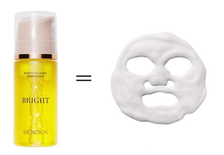 [MENOKIN] 30 Seconds Quick Bubble Mask #BRIGHT 95ml-Holiholic