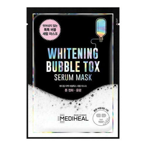 [Mediheal] Whitening Bubble Tox Serum Mask Sheet-Holiholic