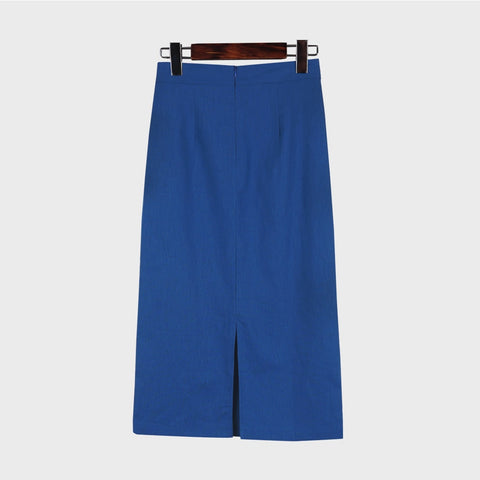 Merlin Linen Skirt  -holiholic.com