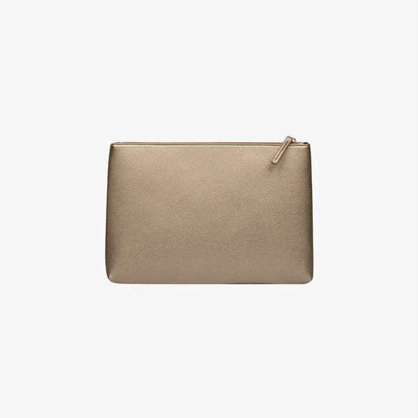 Minimalist Zip Top Clutch-holiholic.com