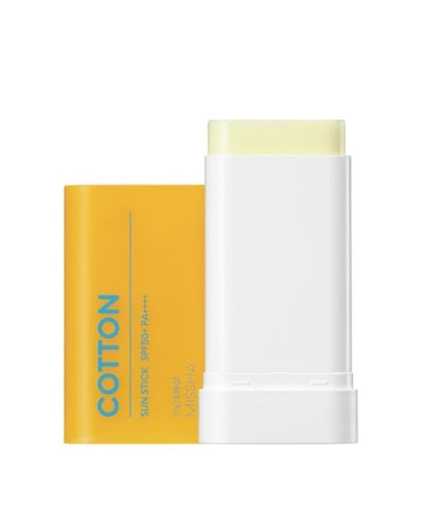 [Missha] All Round Safe Block Cotton Sun Stick SPF50+ PA++++ 17g-Holiholic