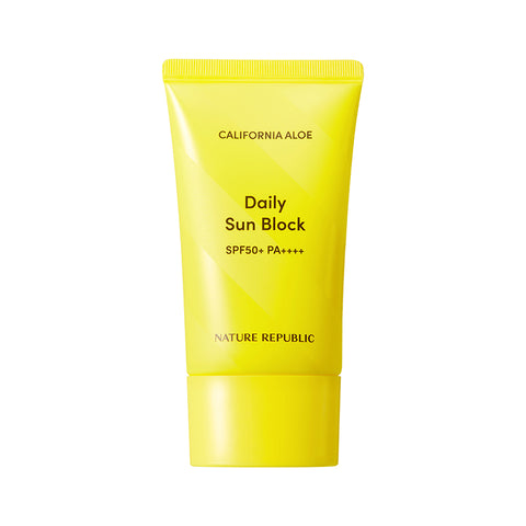 [Nature Republic] New California Aloe Daily Sun Block SPF 50+ PA++++-Holiholic