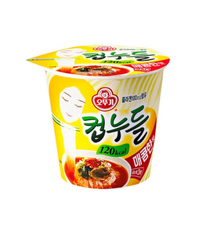 [Ottogi] Cellophane Noodles Cup Ramen Hot & Spicy-Holiholic