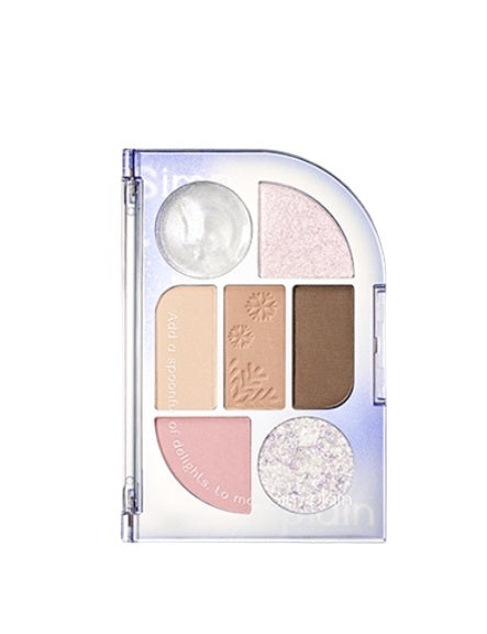 [Peripera] Sim:plain Eye Palette #Winter Dew-Holiholic