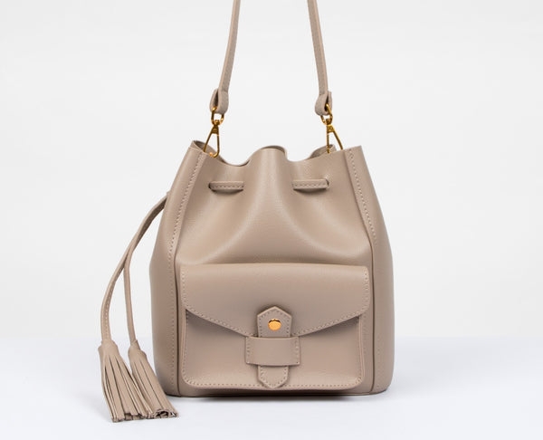 Rebecca Tassel Bucket Bag-holiholi.com