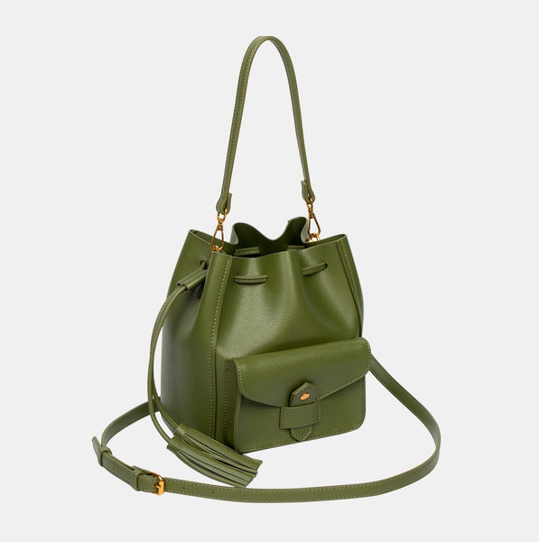 Rebecca Tassel Bucket Bag-holiholi.com